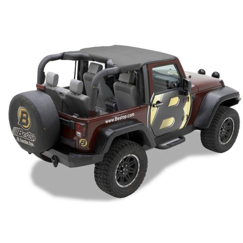 Bestop Header Targa Bikini  20 Gladiator  1820 Wrangler JL Black Diamond