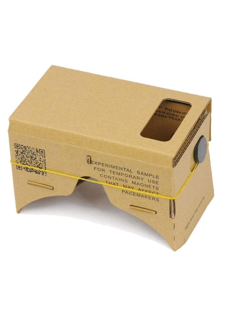 إن تك نظارات الواقع الافتراضي ثلاثية الأبعاد من NTECH Cardboard Real store لتقوم بها بنفسك صندوق نظارات الواقع الافتراضي لجميع الهواتف الذكية مقاس 4-6 بوصة - Image 2