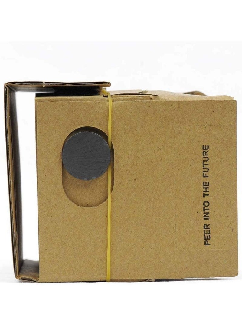 إن تك نظارات الواقع الافتراضي ثلاثية الأبعاد من NTECH Cardboard Real store لتقوم بها بنفسك صندوق نظارات الواقع الافتراضي لجميع الهواتف الذكية مقاس 4-6 بوصة - Image 4
