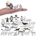 JOKFEICE Small Polar Animals Figurines 26pcs Realistic Penguin Polar Bear Seal Winter Animals for Early Educational Birthday Cupcake Topper Gift for Kids - Image 2