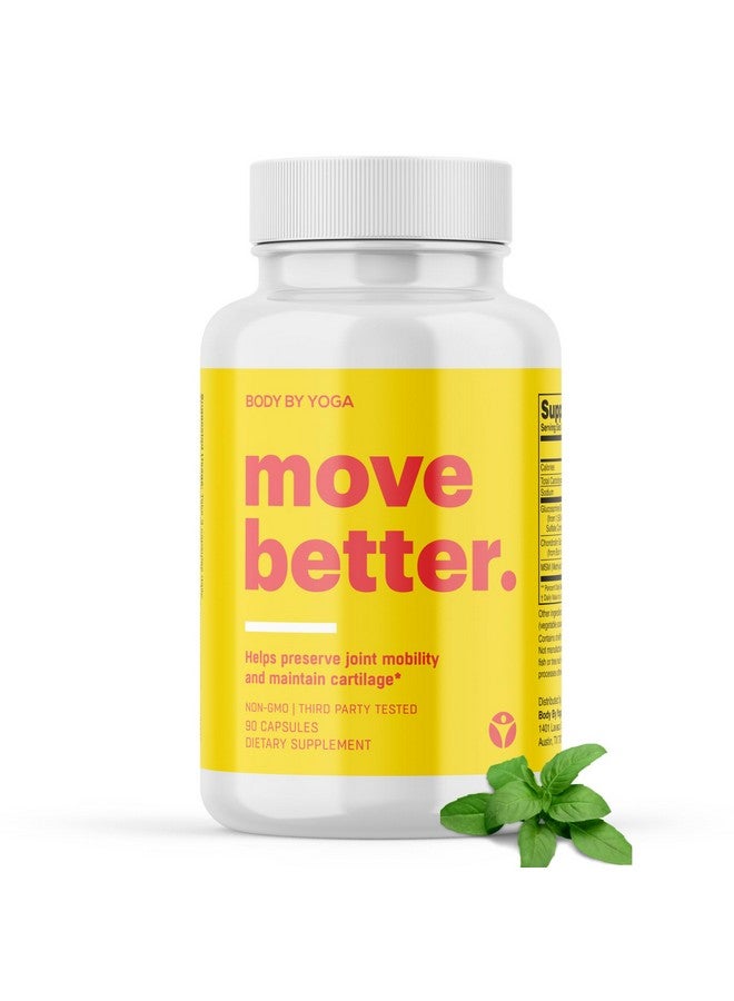 Generic Move Better - Natural Joint Supplements For Women and Men | Supports Mobility, Cartilage Repair, and Joint Health | Fast Acting MSM Chondroitin & Glucosamine Joint and Knee Supplements | 90 Capsules  - Image 1