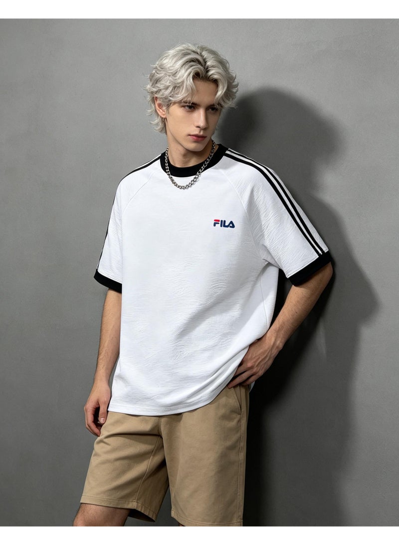 FILA round neck short-sleeved shirt, unisex. Suitable for outdoor sports and fitness. - Image 1