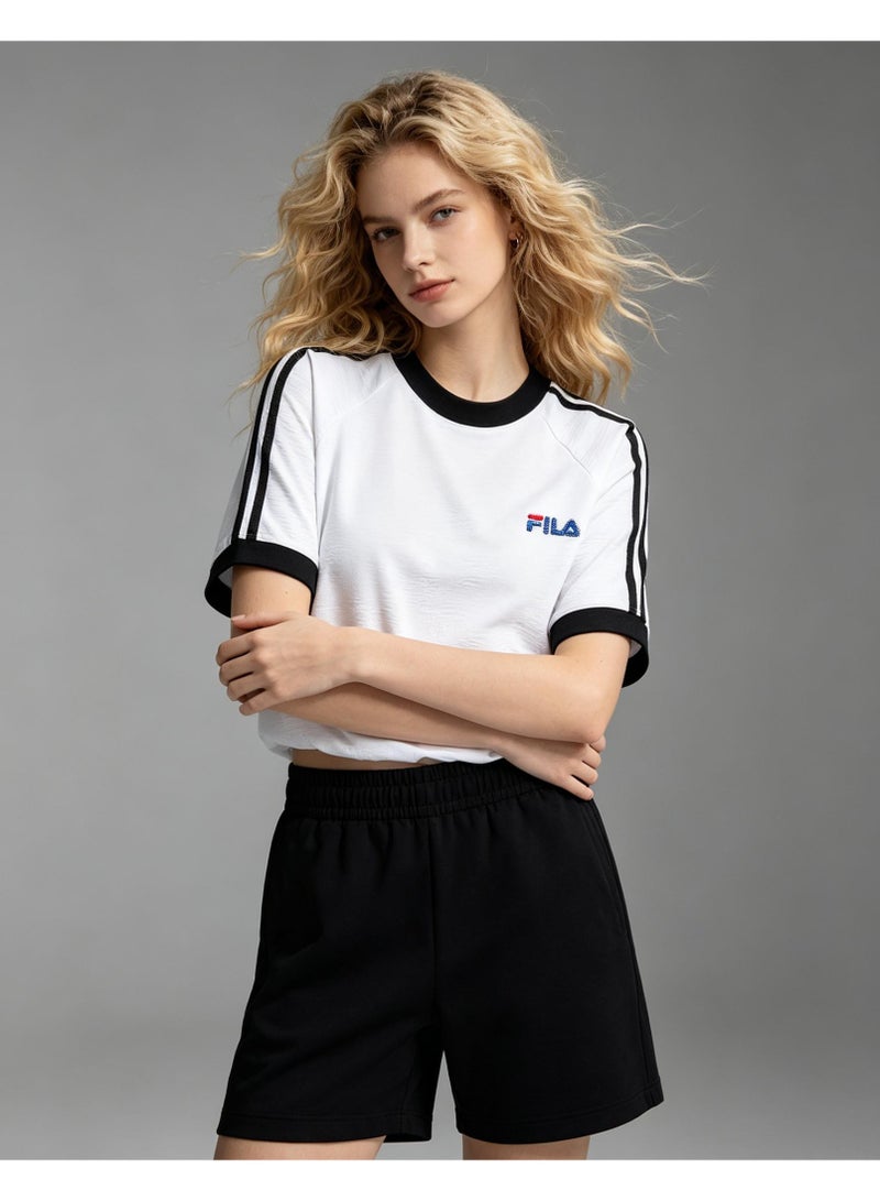 FILA round neck short-sleeved shirt, unisex. Suitable for outdoor sports and fitness. - Image 4