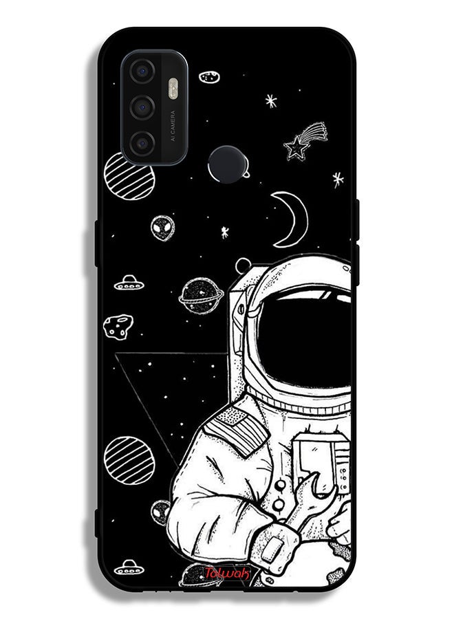 Tolwak Oppo A53 4G Protective Case Cover Astronaut Art - Image 2