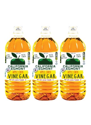 apple cider vinegar - Pack of 3 - 946ml*3 - pzsku/ZF00131AD1C352307DBE4Z/45/_/1718825668/2b5106ad-d37a-4e45-981f-773df8eab1f5