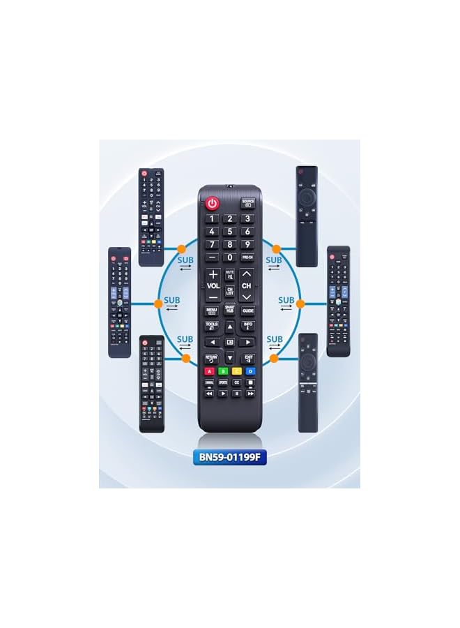 The Bros Universal remote control for All Samsung Smart LCD LED SUHD UHD HDTV 3D TVs - Image 3