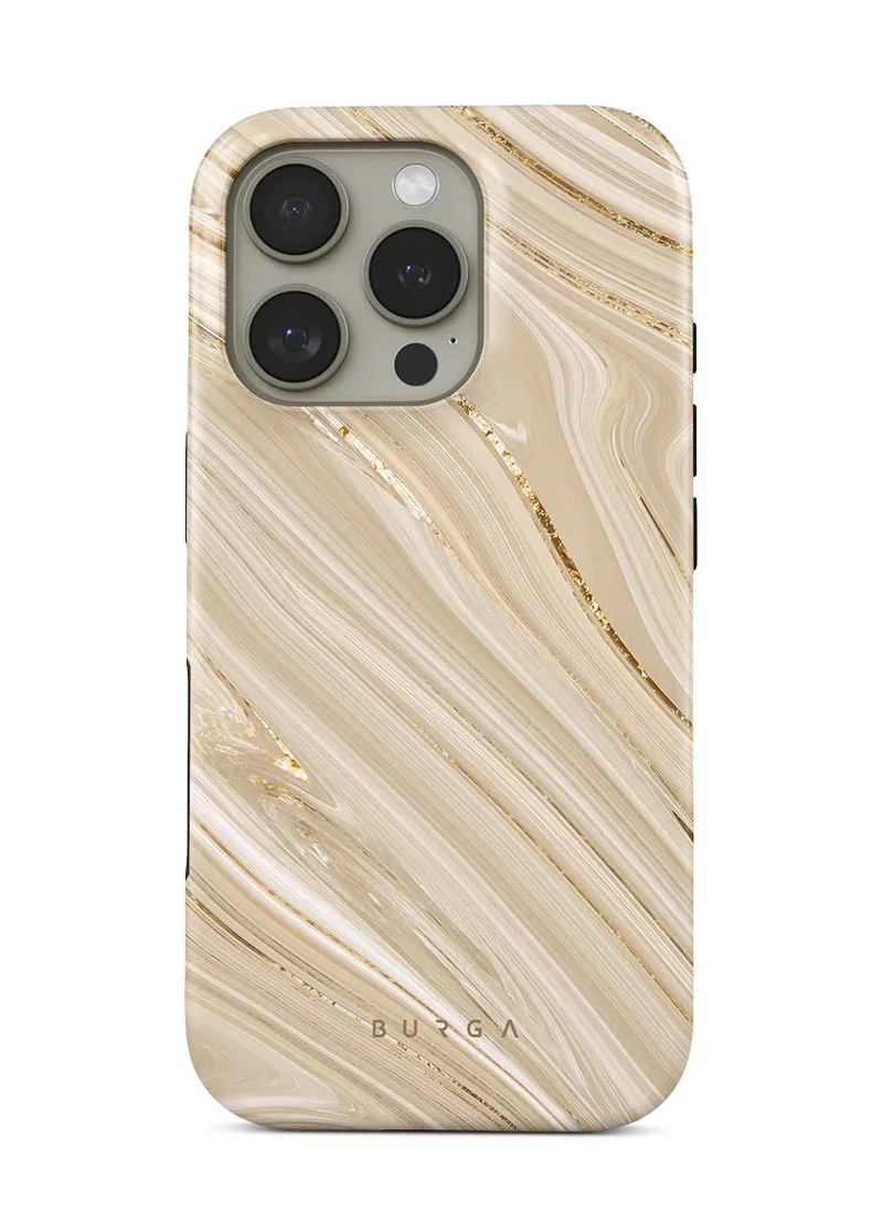 بورجا جراب iPhone 16 Pro Max، قطعتان من الغلاف الصلب + بطانة داخلية من السيليكون TPU، ممتص للصدمات، يمكن الوصول إلى جميع المنافذ، إطار مرتفع لحماية الشاشة والكاميرا، طباعة عالية الجودة لا تتلاشى أبدًا، بريق كامل