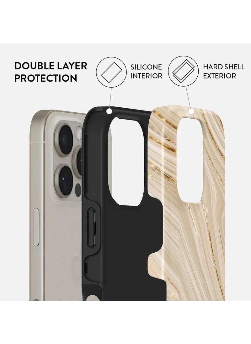 بورجا جراب iPhone 16 Pro Max، قطعتان من الغلاف الصلب + بطانة داخلية من السيليكون TPU، ممتص للصدمات، يمكن الوصول إلى جميع المنافذ، إطار مرتفع لحماية الشاشة والكاميرا، طباعة عالية الجودة لا تتلاشى أبدًا، بريق كامل