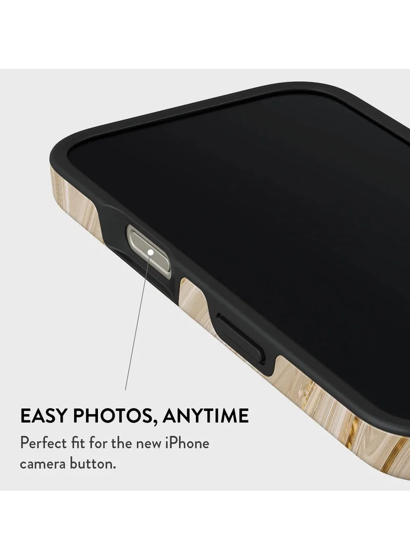 بورجا جراب iPhone 16 Pro Max، قطعتان من الغلاف الصلب + بطانة داخلية من السيليكون TPU، ممتص للصدمات، يمكن الوصول إلى جميع المنافذ، إطار مرتفع لحماية الشاشة والكاميرا، طباعة عالية الجودة لا تتلاشى أبدًا، بريق كامل