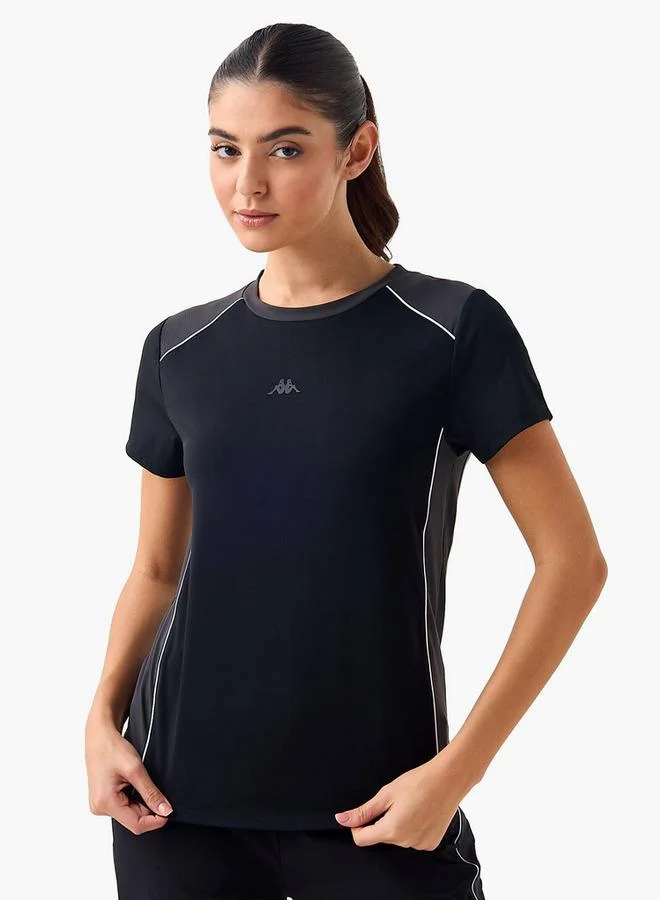 كابا Kappa Women Cut and Sew Piping Accent T-shirt