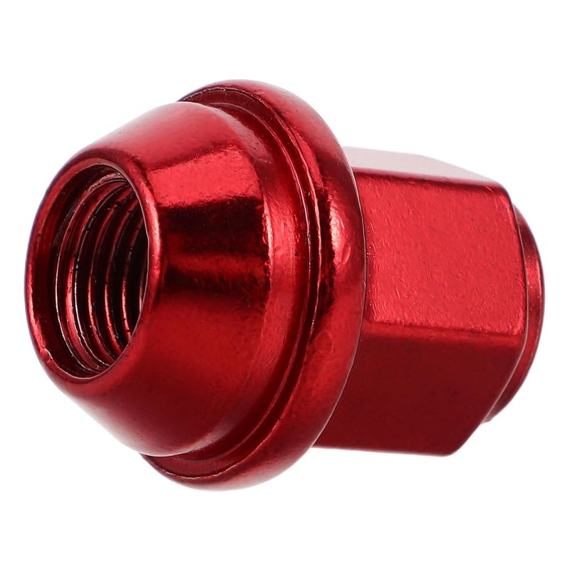 14x1.5 Red Solid Strengthened Wheel Nut for Mid-Size SUV and Sports Coupe Automotive Lug Nut Covers with Bolt Head Tire Protector Universal Car Decorations - Image 1