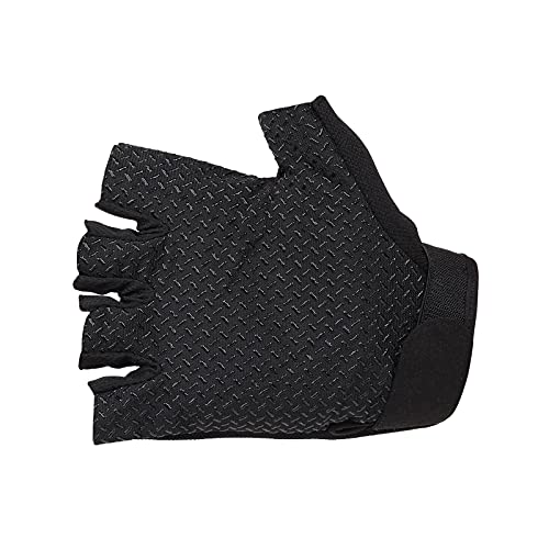 ZAYSOO Off-Road Riding Leather Gym Gloves for Professional Weightlifting, Fitness Training and Workout | with Half-Finger Length, Wrist Wrap for Protection | and Tactical Thumb, Black - Image 5