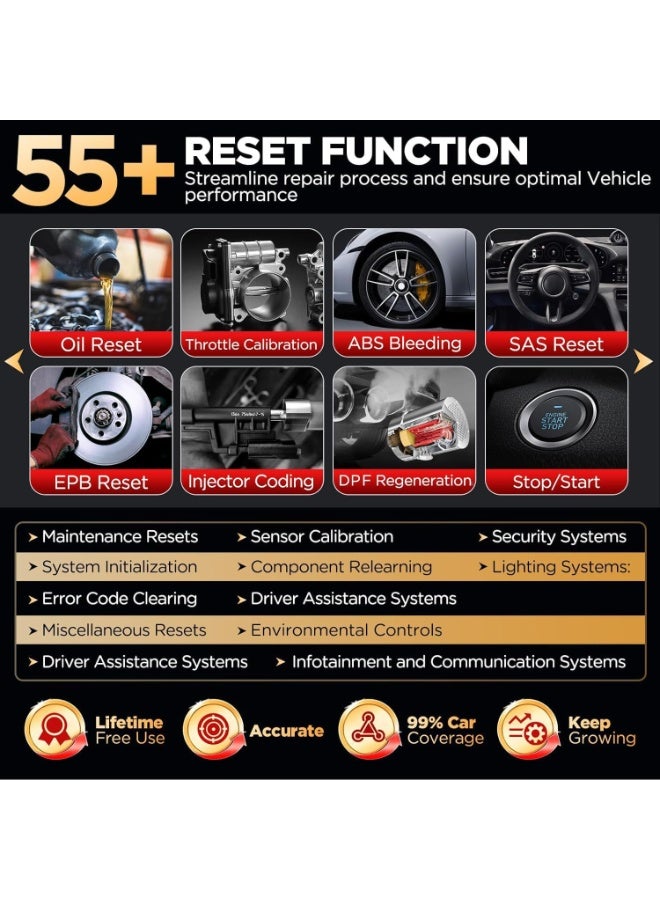 LAUNCH X431 PRO3S+ V5.0 Scanner, 2026 Upgrade All-in-One Scan Tool, Topology Mapping, ECU Coding, Bidirectional Control - Image 4