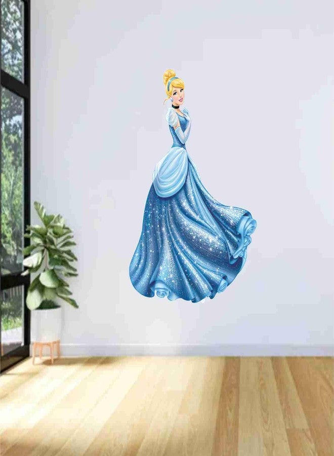 SkyOlla Cinderella Wall Decal - Girls Room Decor Sticker - Self Adhesive Vinyl Disney Princess Wall Art for Bedroom, Hall, Kitchen & Furniture - 24x17 Inch Waterproof Sticker - Pack of 1 - Image 5