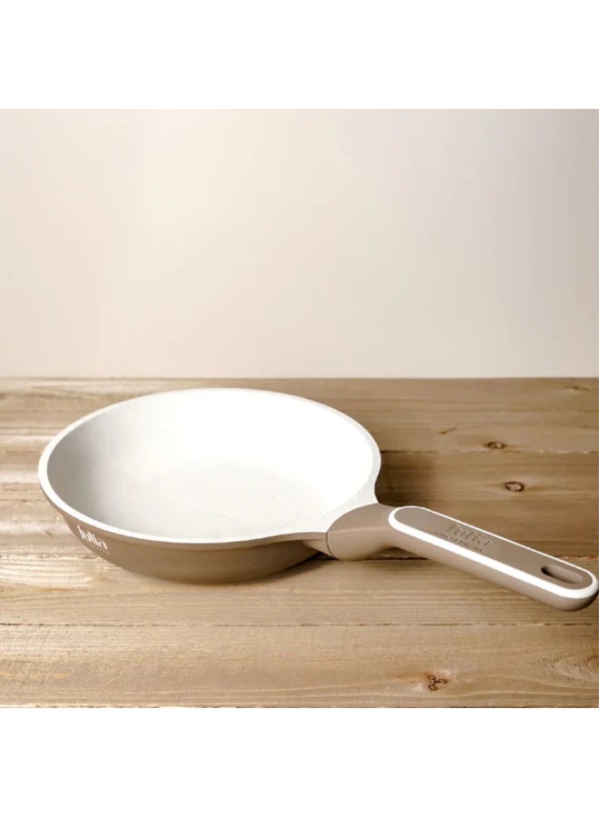 Julia Elite Prof Frypan 22cm - Brown - Beige Granite Non-Stick - Induction Ready - Image 2