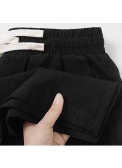 Cool black/high quality/five-quarter pants