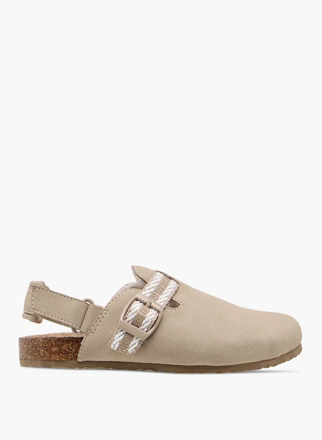 سيد دوتشيني Boys Buckle Accent Sandals with Hook and Loop Closure