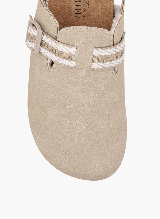 Mister Duchini Boys Buckle Accent Sandals with Hook and Loop Closure