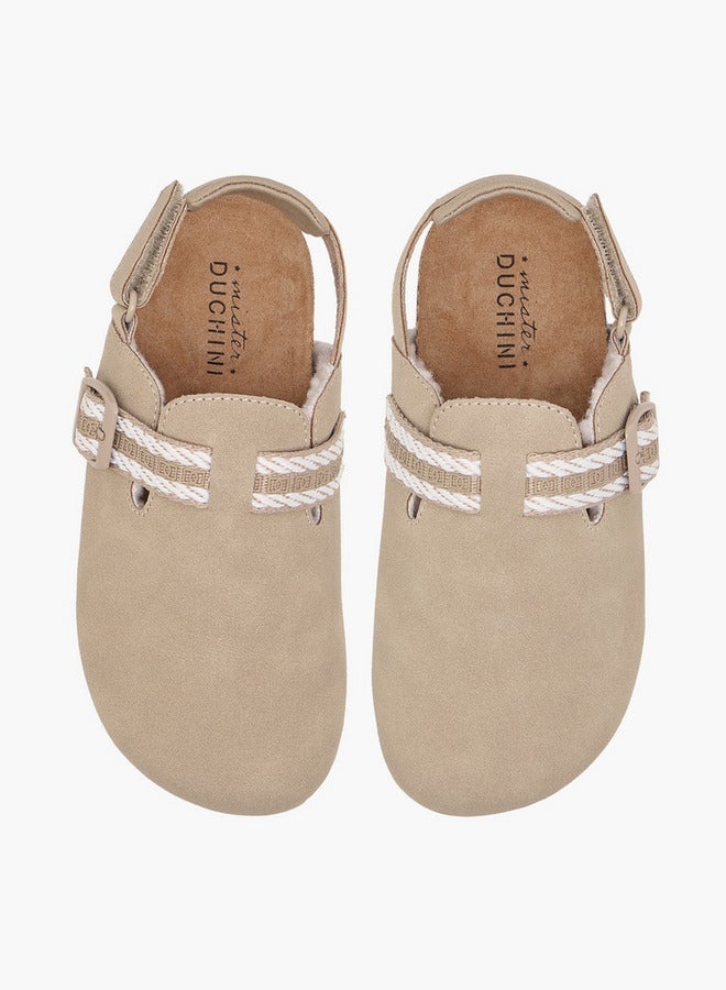 Mister Duchini Boys Buckle Accent Sandals with Hook and Loop Closure - Image 2