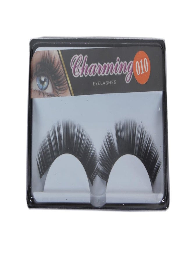 Ritzkart 1 Pair of Synthetic Hair Thick Eyelashes (Style 010) for Striking Eyes and Effortless Elegance Enhance Your Glam Game with Luxuriously Voluminous Lashes - Image 3