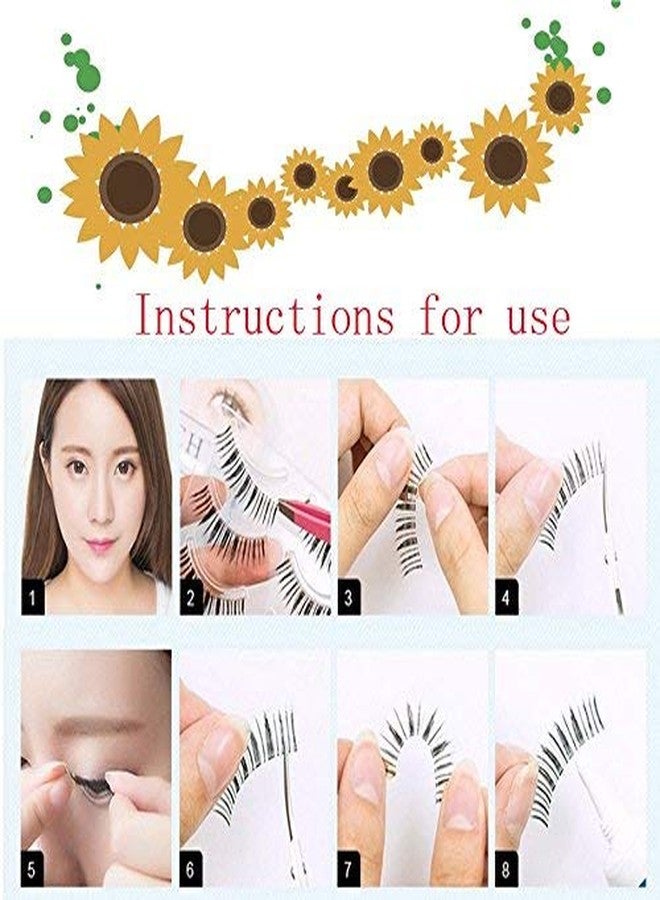 Ritzkart 1 Pair of Synthetic Hair Thick Eyelashes (Style 010) for Striking Eyes and Effortless Elegance Enhance Your Glam Game with Luxuriously Voluminous Lashes - Image 5
