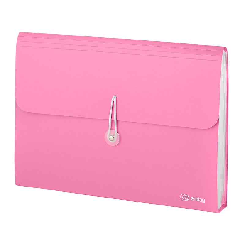 Enday Accordion File Organizer 13 Pocket Expanding File Folder with Labels, Accordion File Organizer Letter Size Letter A4 Paper for Receipts, Bills and Documents 13" X 9.5 - Image 1