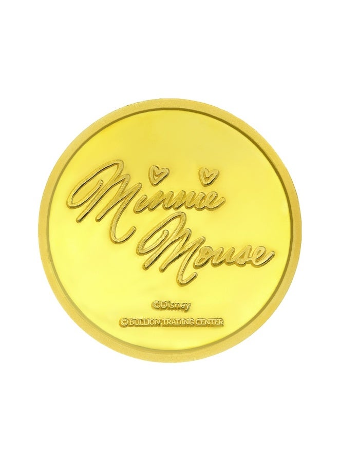 Disney Minnie Mouse 4 Grams BTC Coin 999.9 Purity - Image 2