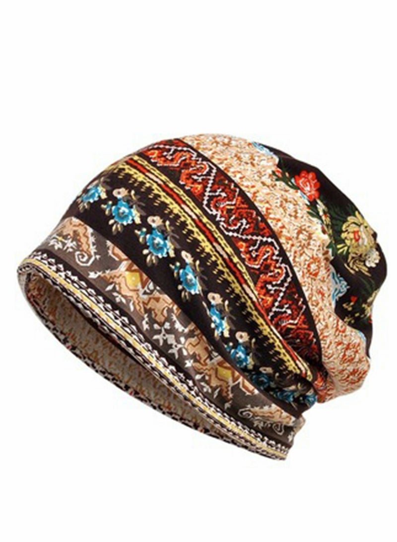 Generic Stylish Slouchy Beanie Hat for Men and Women, Soft and Comfortable Chemo Cap with Infinity Scarf Wrap - Image 2