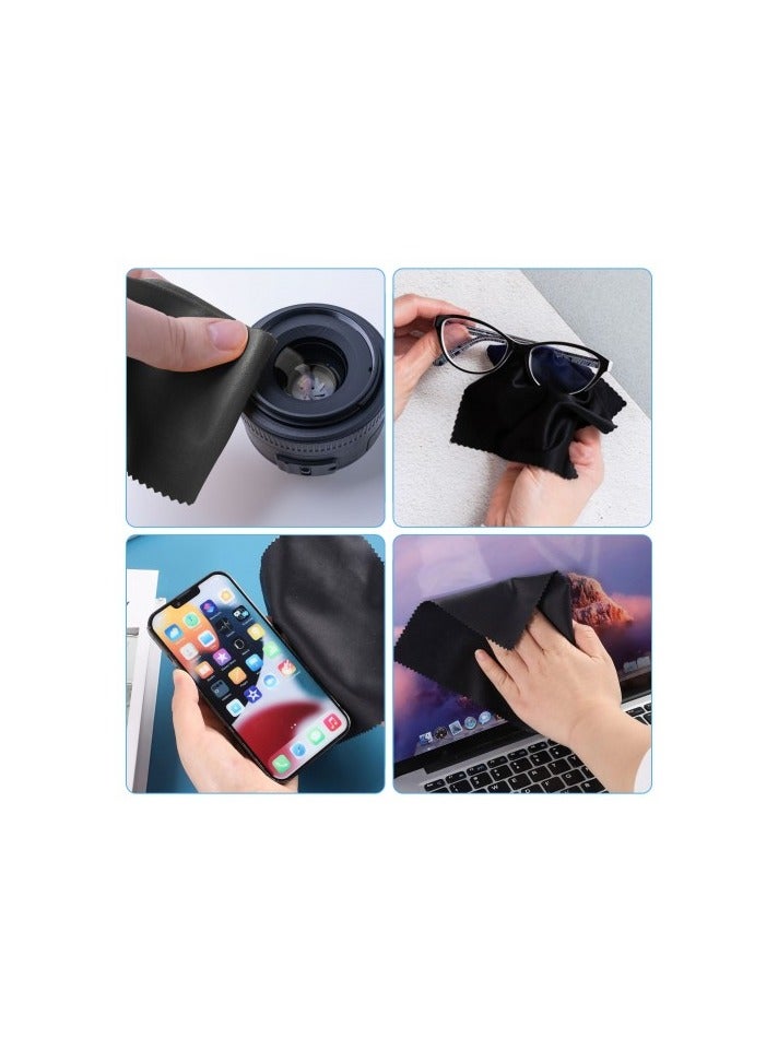 10 Piece Cleaning Cloths Set, Glasses Cloth, Microfiber Cleaning Cloth, Reusable Magic Cleaning Cloths for Camera, Lens, Filter, Glasses, Display, Smartphones (15 * 18 cm) - Image 5