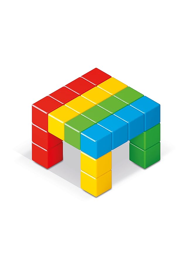 جيوماغ مجموعة بناء ماجيكوب كاملة الألوان، جذع وألعاب مغناطيسية تعليمية، صنع في سويسرا، بلاستيك معاد تدويره بنسبة 100%، ألعاب مفتوحة النهاية، ألعاب بناء، مناسبة للأطفال من عمر سنة فما فوق، 24 قطعة - Image 3