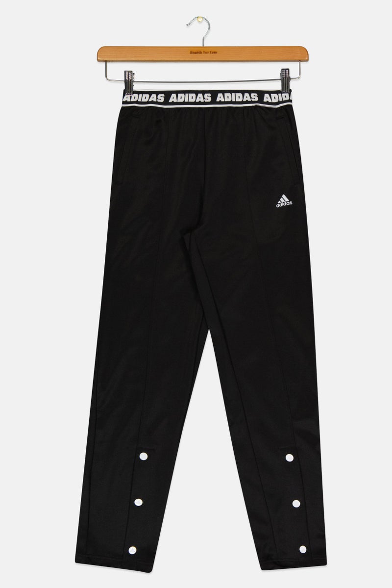 Adidas Kids Boy Brand Logo Outdoor Trackpants, Black  - Image 1