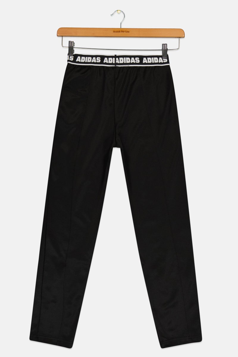 Adidas Kids Boy Brand Logo Outdoor Trackpants, Black  - Image 2