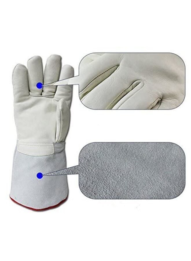 60cm Cryogenic Gloves Low Temperature LN2 Liquid Nitrogen Protective Gloves Cold Storage Safety Frozen Gloves - Image 2