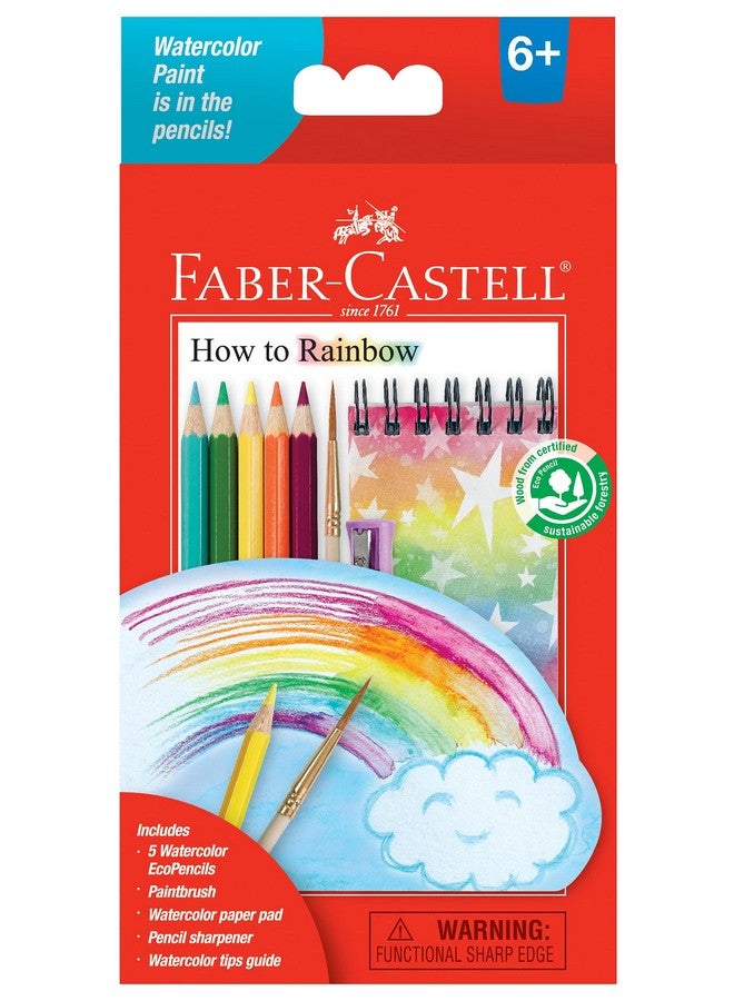 How To Rainbow Watercolor Pencils Set Kids Painting Kits Art Kit For Kids 68+