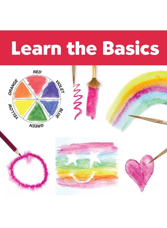How To Rainbow Watercolor Pencils Set Kids Painting Kits Art Kit For Kids 68+