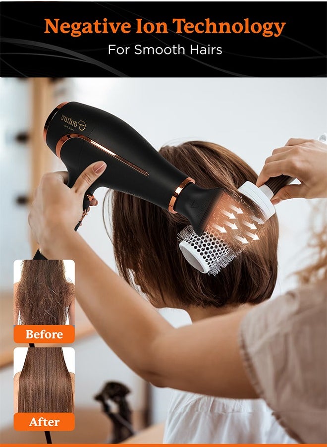 Couture Hair Pro Professional Ionic Hair Dryer 2500 Watts with Powerful Ac Motor - Ultimate Fast Hair Drying  - Image 5