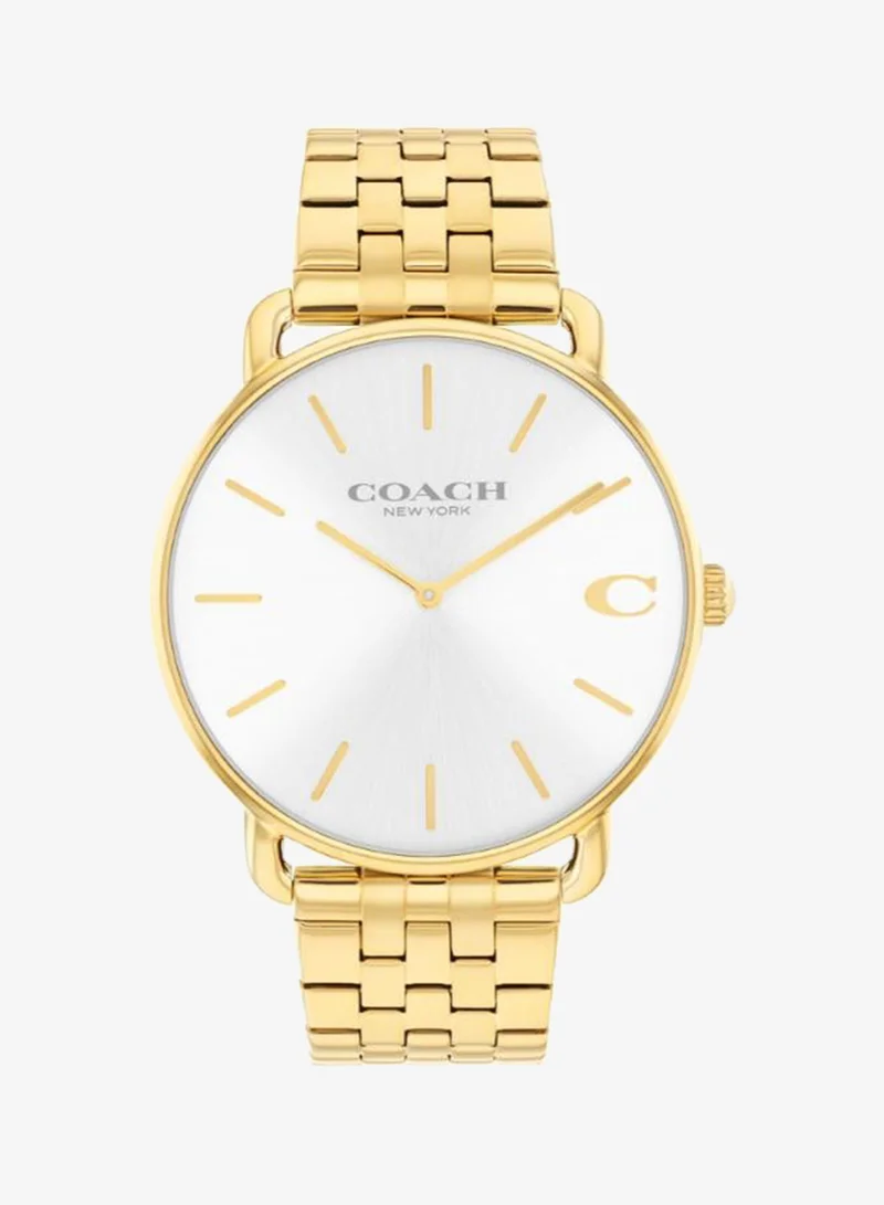 Coach Elliot Gold-Tone 43mm Watch
