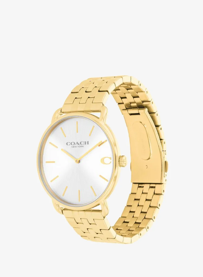 Coach Elliot Gold-Tone 43mm Watch
