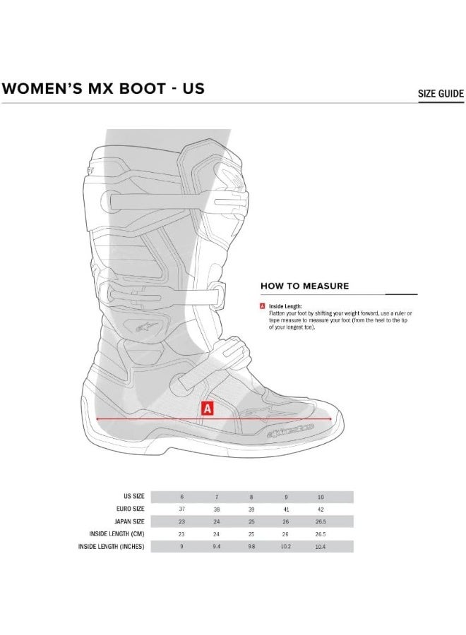Alpinestars 2013218-12-8 Unisex-Adult Tech 3 Stella Boots Black/White Sz 08 (Multi, One_Size) - Image 2