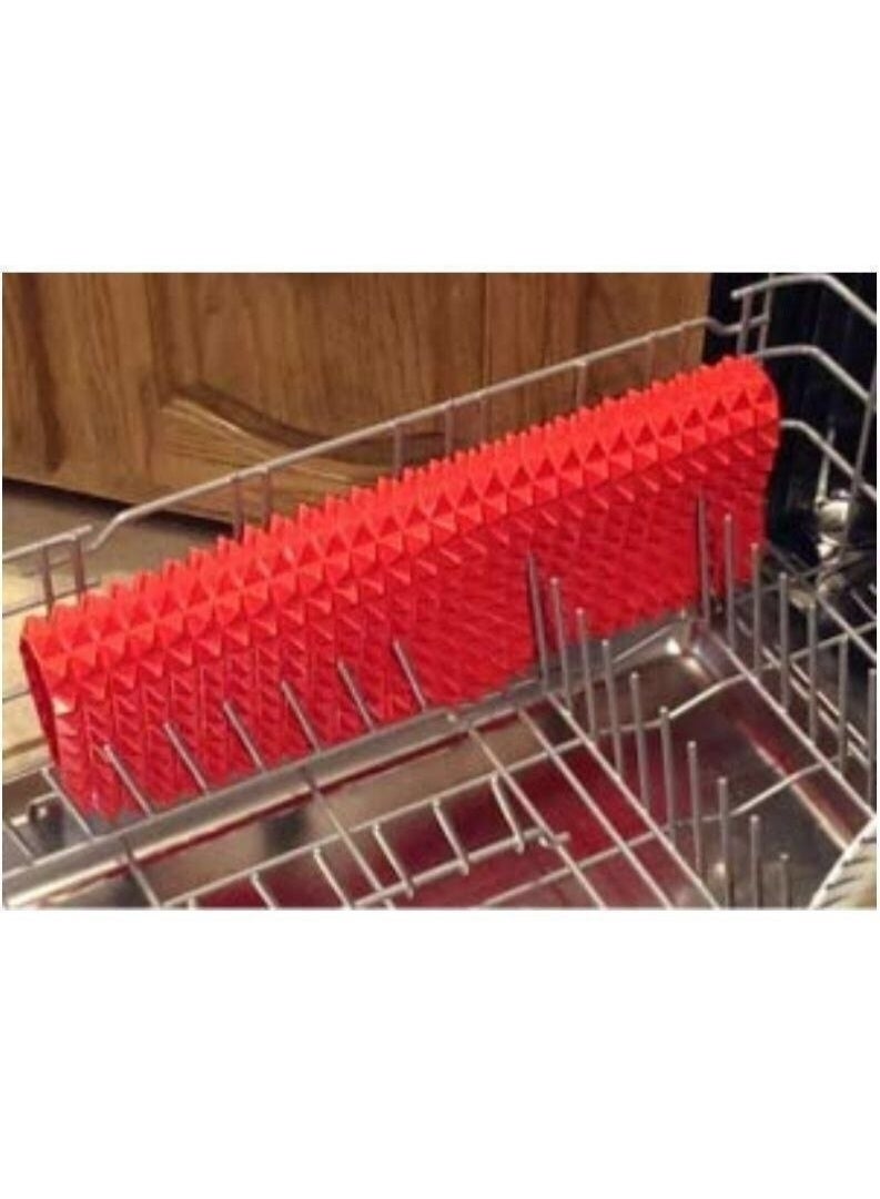 Non Sticky Silicone Cooking Baking Mat Multicolor 40.5cm - Image 2