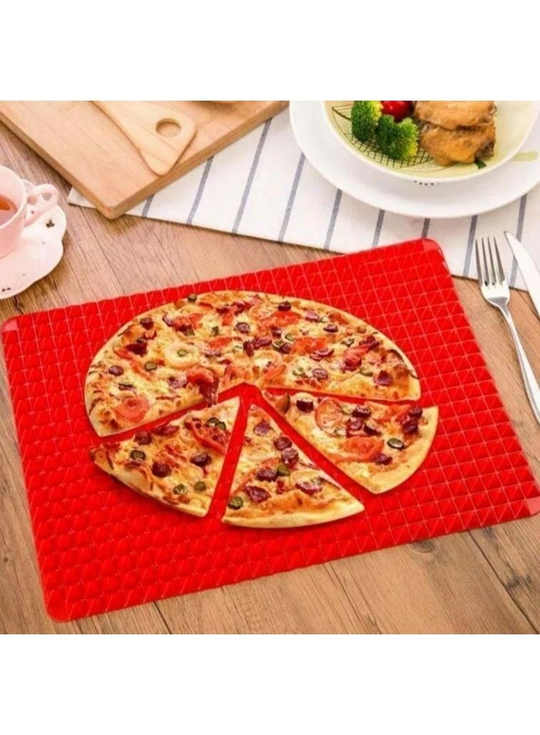 Non Sticky Silicone Cooking Baking Mat Multicolor 40.5cm - Image 3