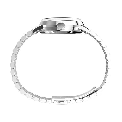 Timex Men's Marlin Automatic 40mm Watch - Stainless Steel Bracelet Natural Dial Stainless Steel Case - Image 2