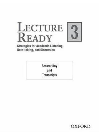 Lecture Ready 3: Answer Key/Script - pzsku/ZF002561BA50E99265937Z/45/_/1705919200/4ec16fdd-a025-4766-bd41-7411e565a5ec