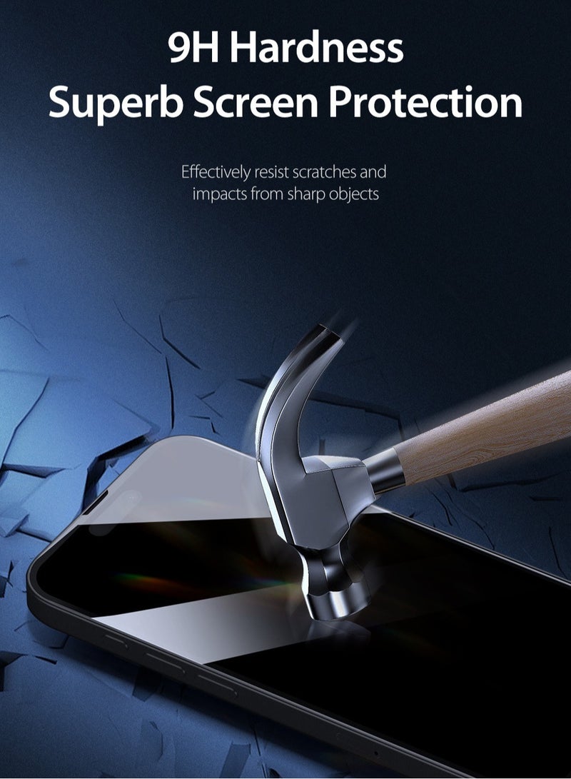 Glow Anti-Spy iPhone Screen Protector for iPhone 15 Plus, maximum screen protection from scratches and breakage - Image 3