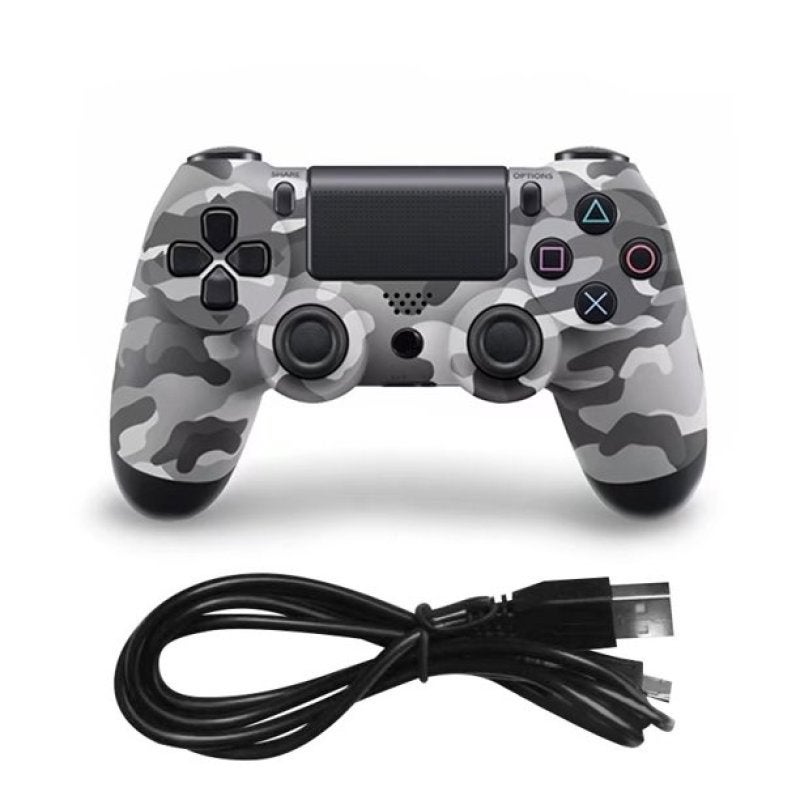 PS4 Wired Controller with Dual Shock Function - Ergonomic Design Gaming Handle with USB Connection for Enhanced Gameplay