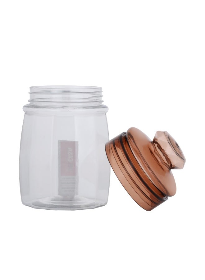 DELCASA - 1400 ML Diamond Jar With Pet Cap- DC2754 - Image 1