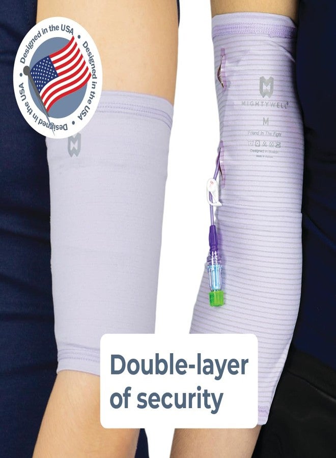 Mighty Well PICCPerfect PICC Line Cover: Soft Touch Double Layer PICC Line Arm Cover | Black, Medium - Image 2