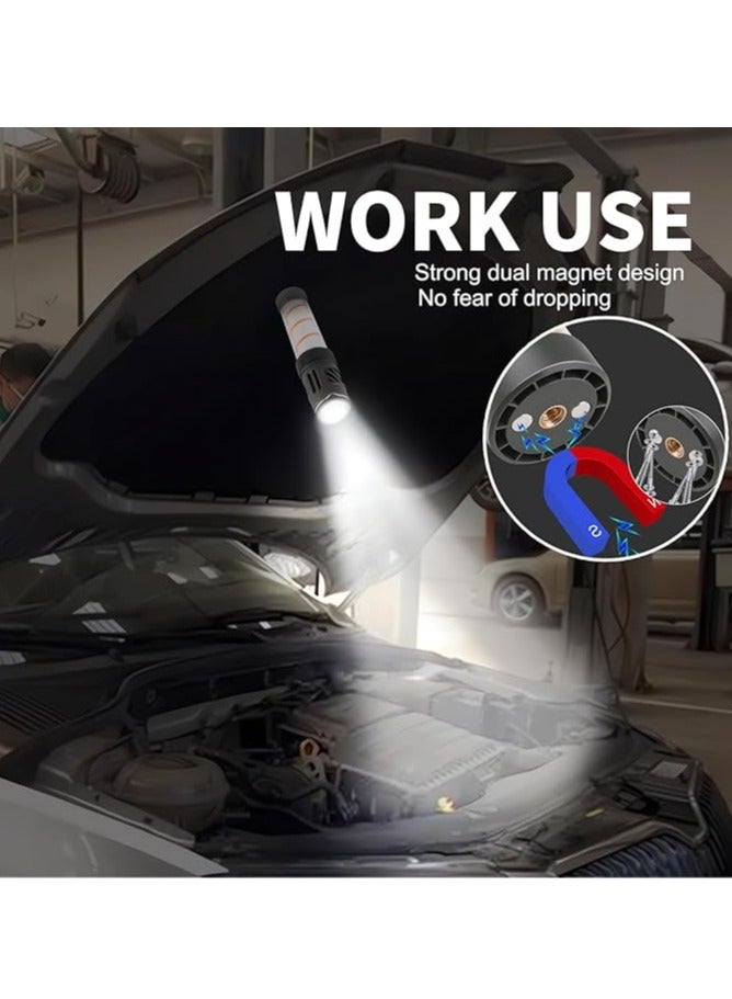 general Portable Rechargeable LED Flashlight for Camping, IPX4 Waterproof Light, Indoor & Outdoor LED Flashlight Survival Kit, Emergency Light, Power Outage, Hiking - Image 3