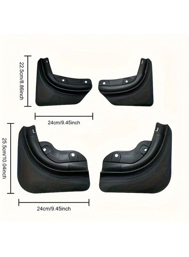 2025 Tesla Model Y Juniper Mud Flaps 4pcs Drill Free Splash Guards Tire Protection - Image 1