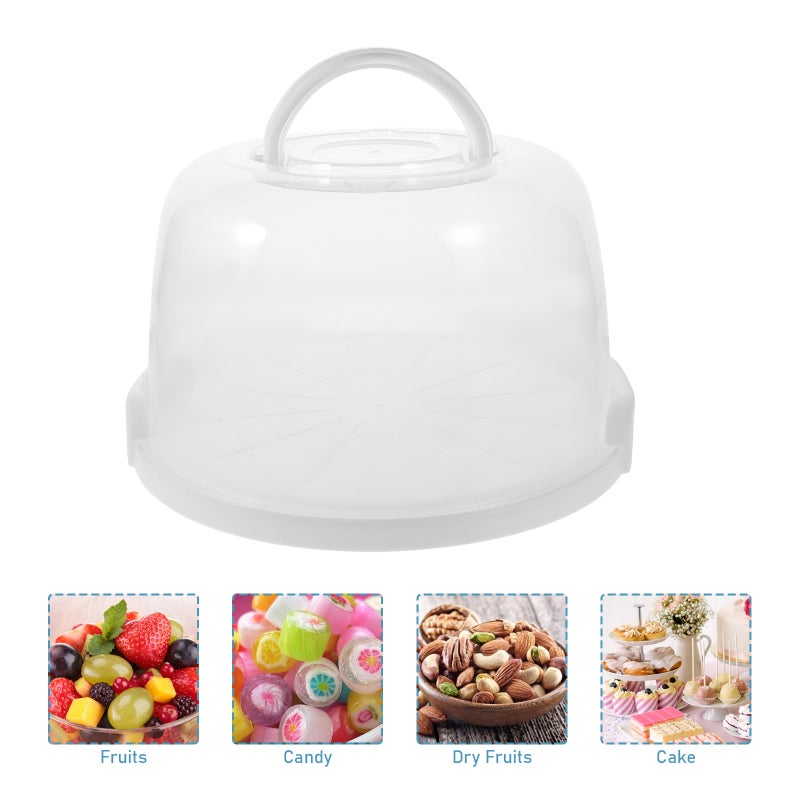 2pcs Reusable Cake Box Portable Cake Case Portable Bread Cake Carrier - Image 5